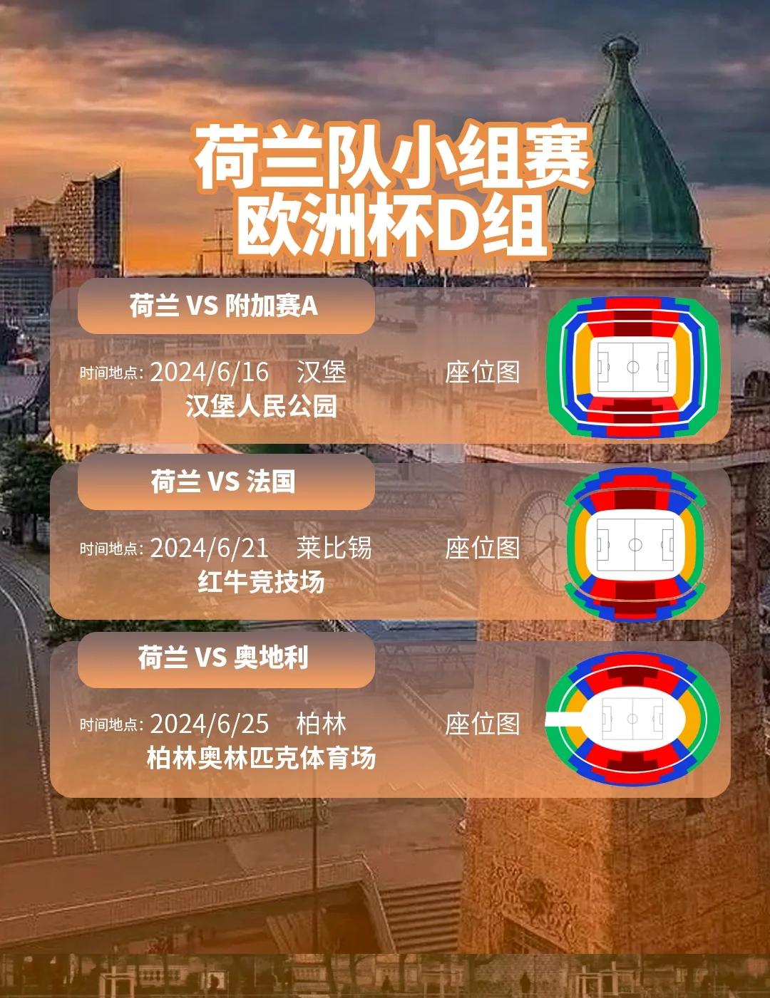 荷兰队热身赛对阵众多，迎战挑战